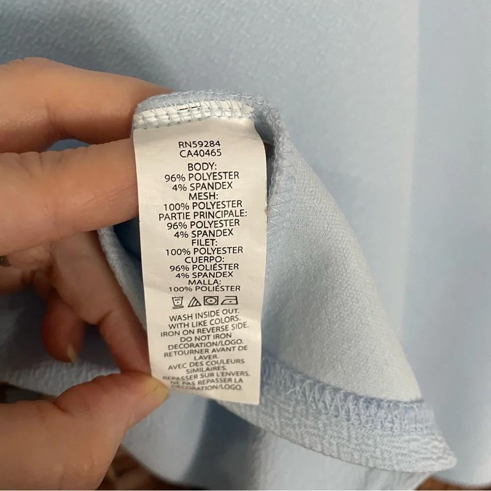 The Children Place Dress Light baby blue, Girls Size 10/12.
